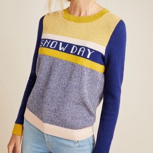 Anthropologie Snow Day Pull Over